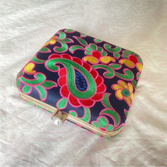 Party/Casual multicolour Blue Clutch - Picture 4 of 7